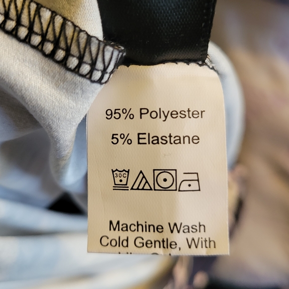 Black, Gold, And Zebra Print Women's Dress - Picture 8 of 10